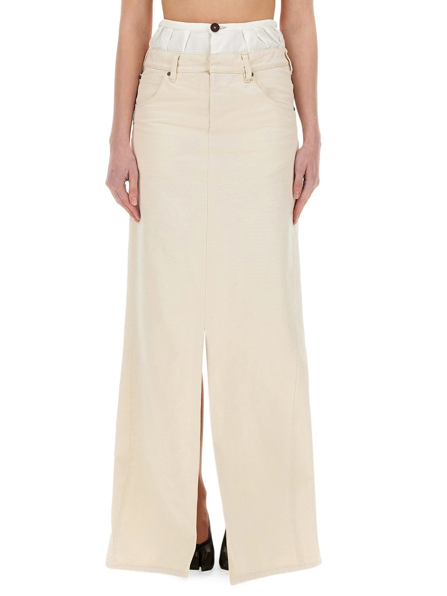 [Maison Margiela] Long skirt SS25 S51MI0004_M35261103