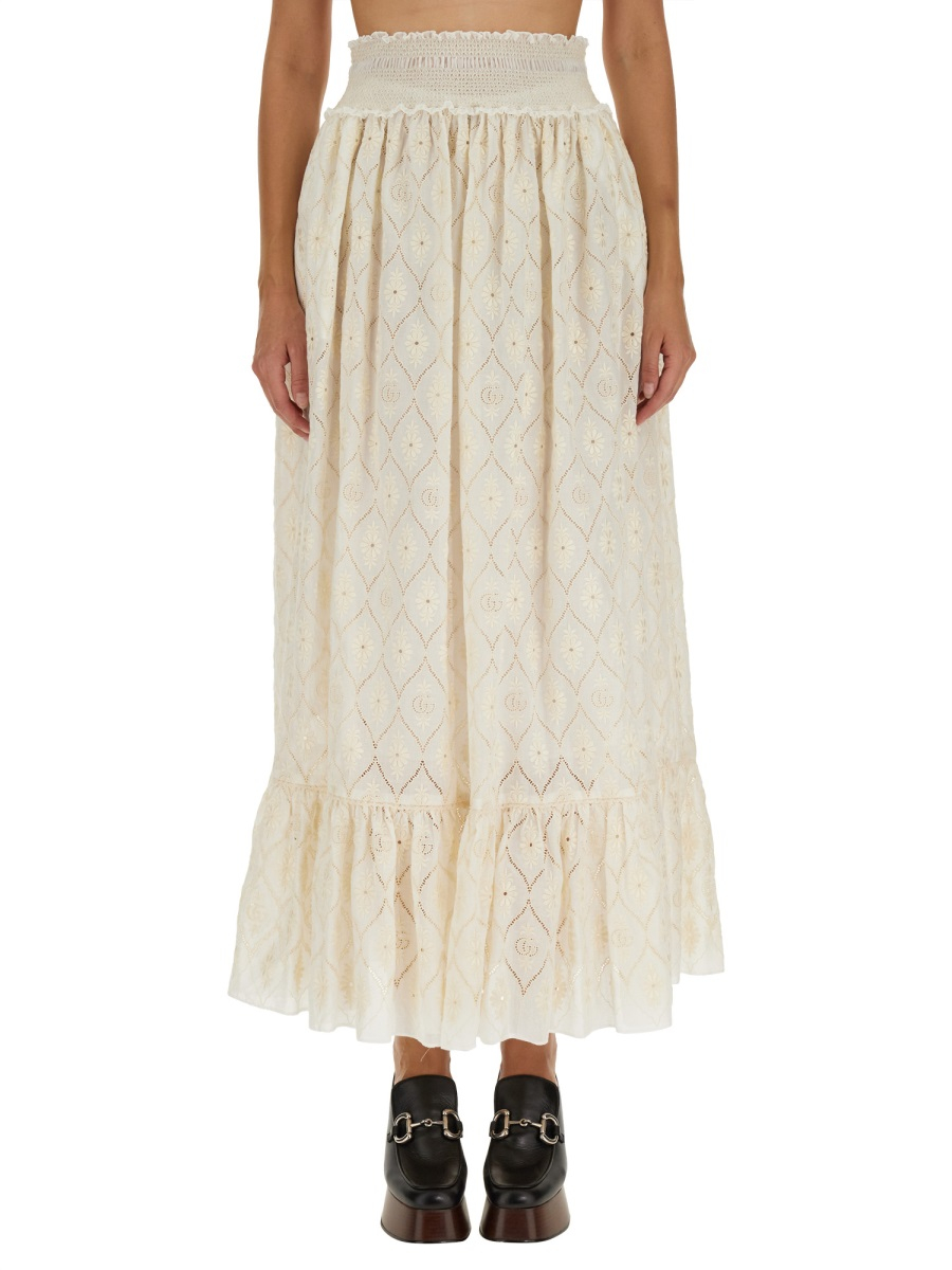 [Gucci] Midi skirt FW23 752594_ZANX59783