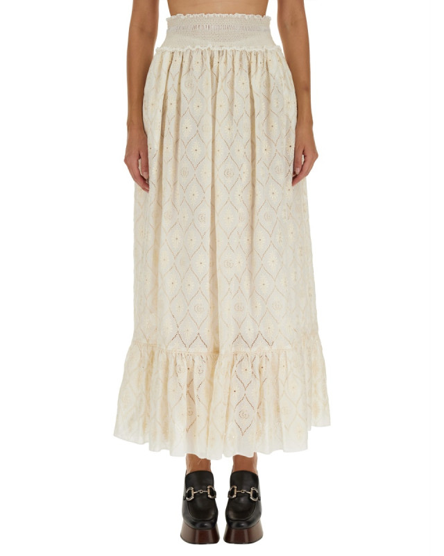 [Gucci] Midi skirt FW23 752594_ZANX59783