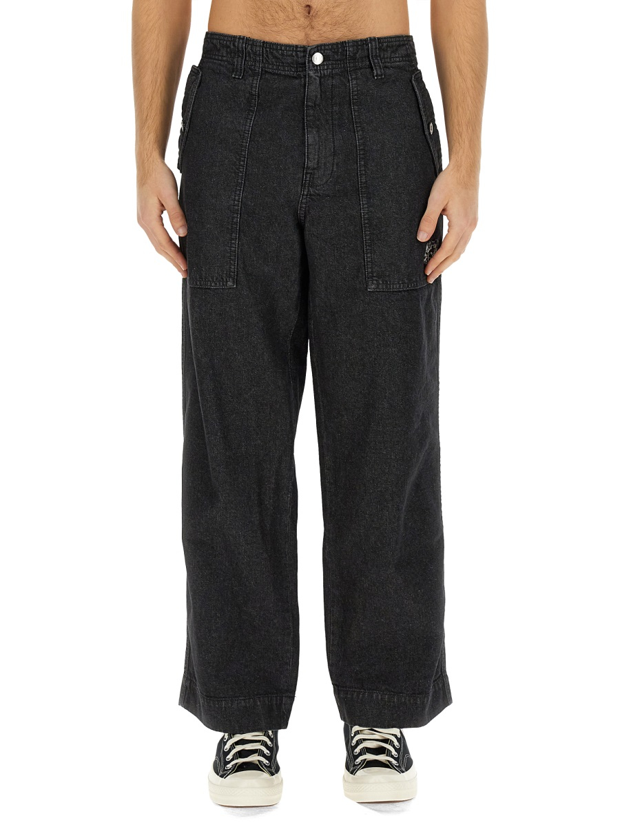 [MAISON KITSUNE] Jeans FW23 LM01113WW0081_WASHED
BLACK