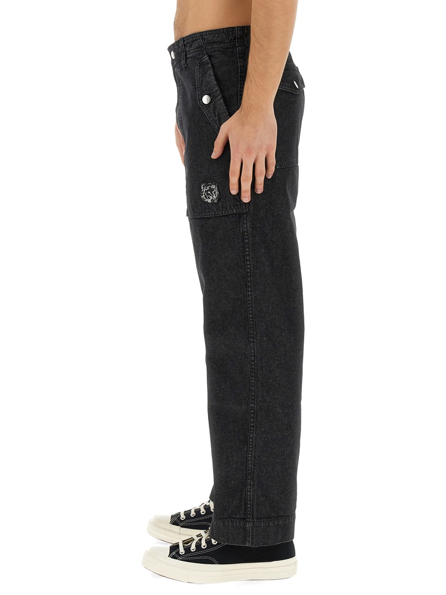 [MAISON KITSUNE] Jeans FW23 LM01113WW0081_WASHED
BLACK