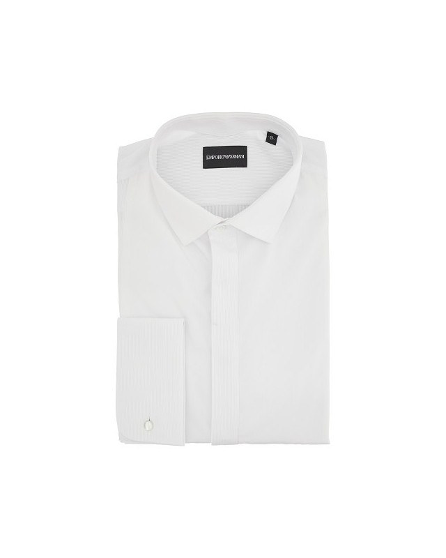 [Emporio Armani] Shirts Long Sleeve FW23 H41C3E01C29100-100