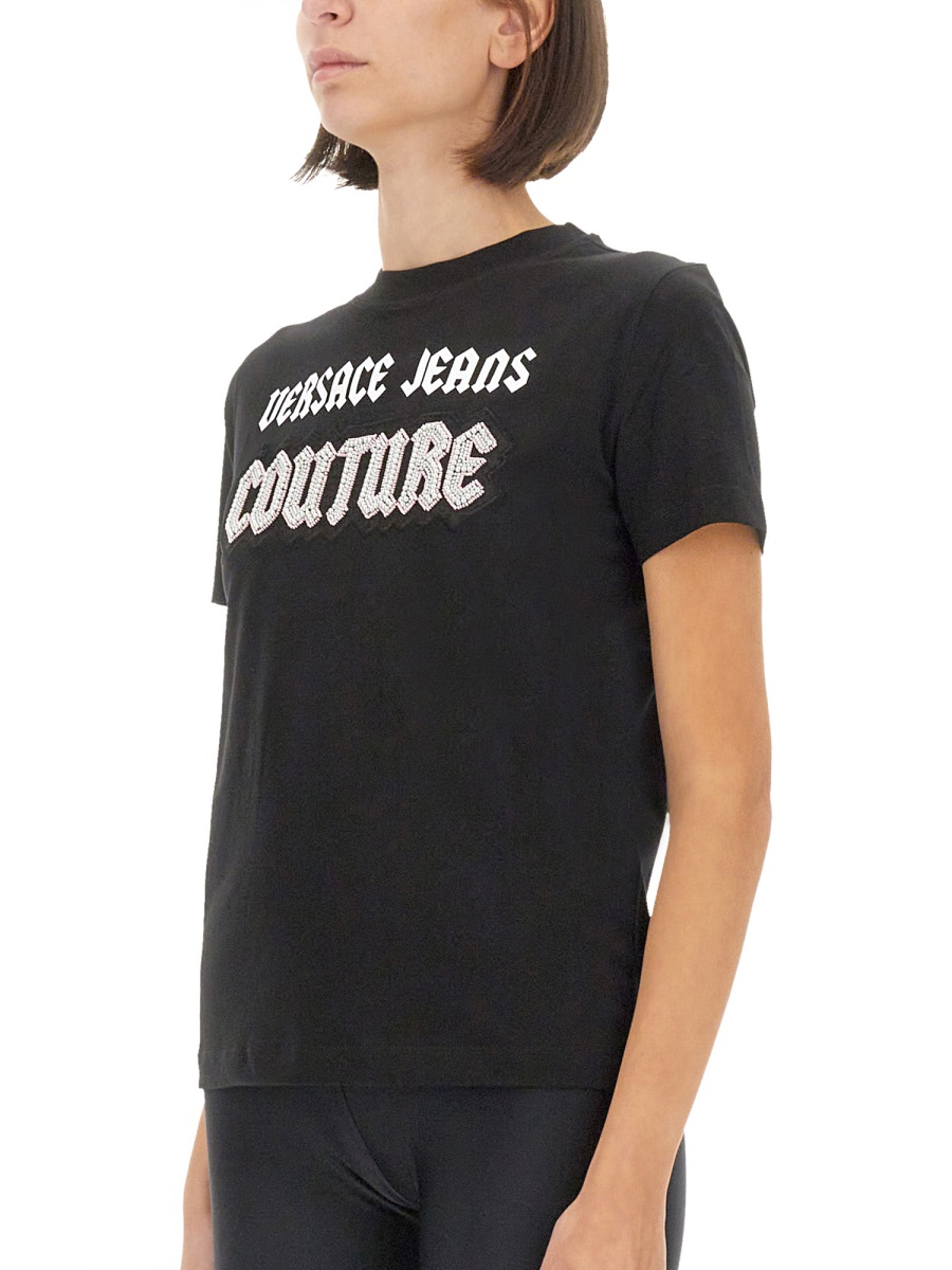 [VERSACE JEANS COUTURE] T-shirts Short Sleeve FW24 77HAHC02_CJ01C899