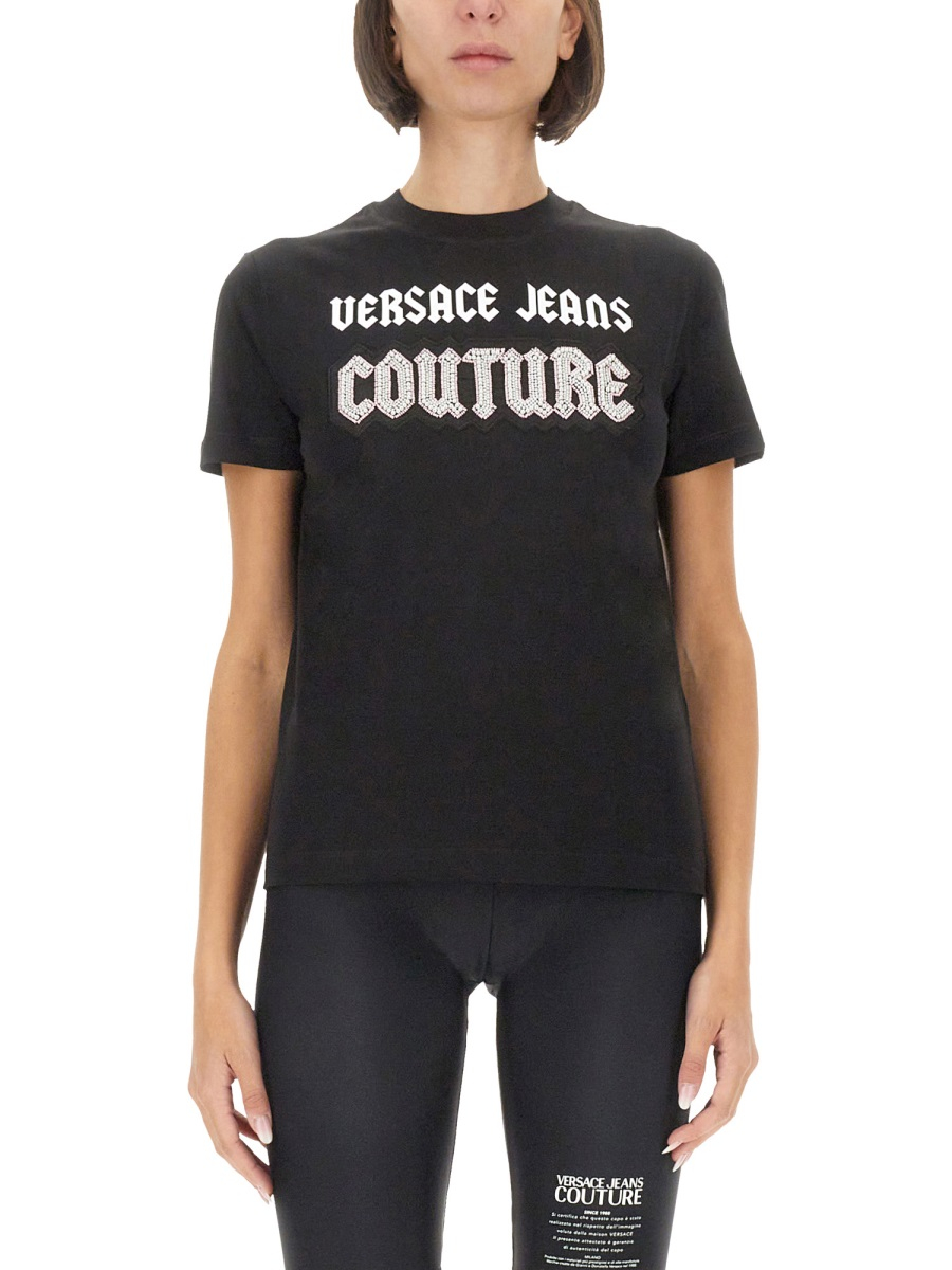 [VERSACE JEANS COUTURE] T-shirts Short Sleeve FW24 77HAHC02_CJ01C899