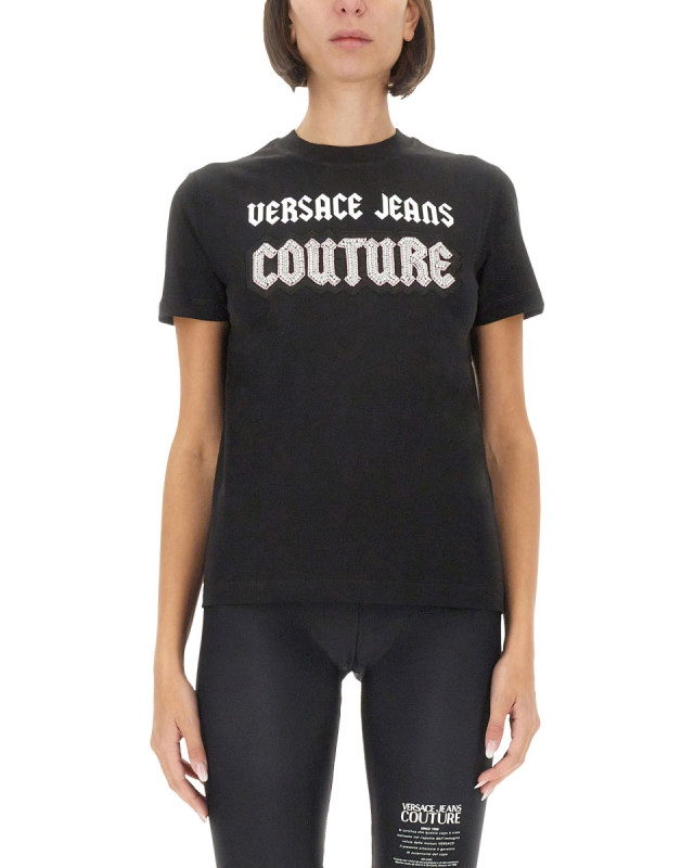[VERSACE JEANS COUTURE] T-shirts Short Sleeve FW24 77HAHC02_CJ01C899