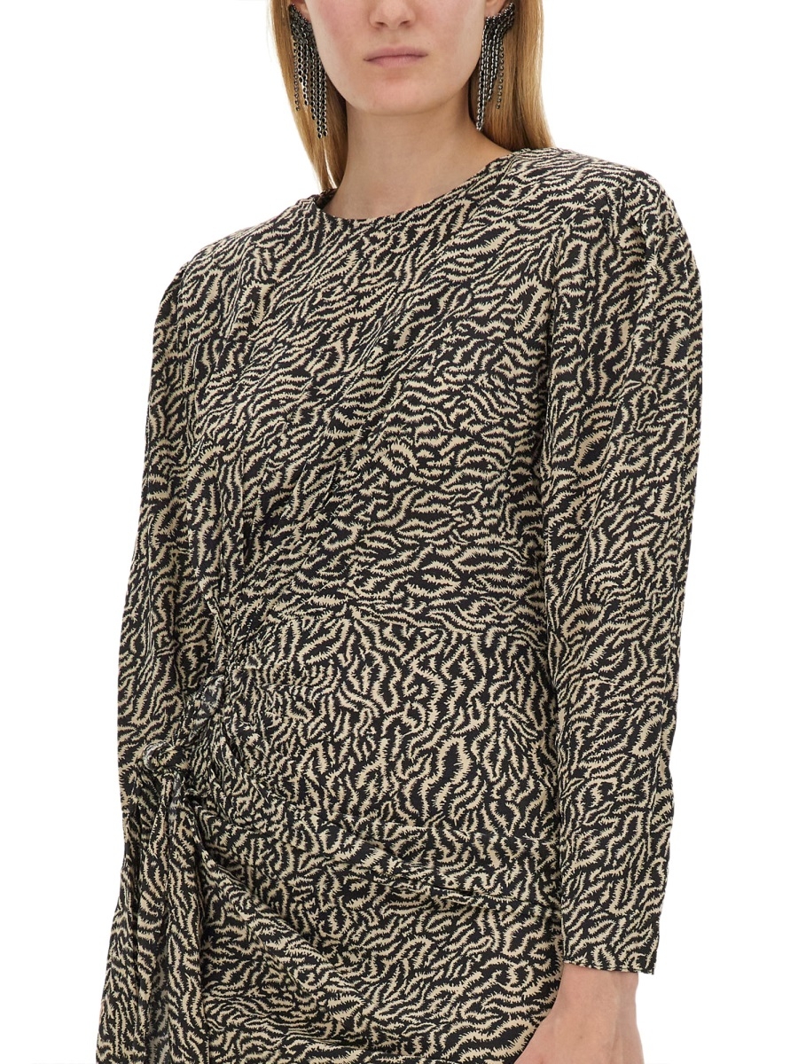 [Marant Etoile] Long sleeve dress FW24 RO0015FB_B3J01EECBK