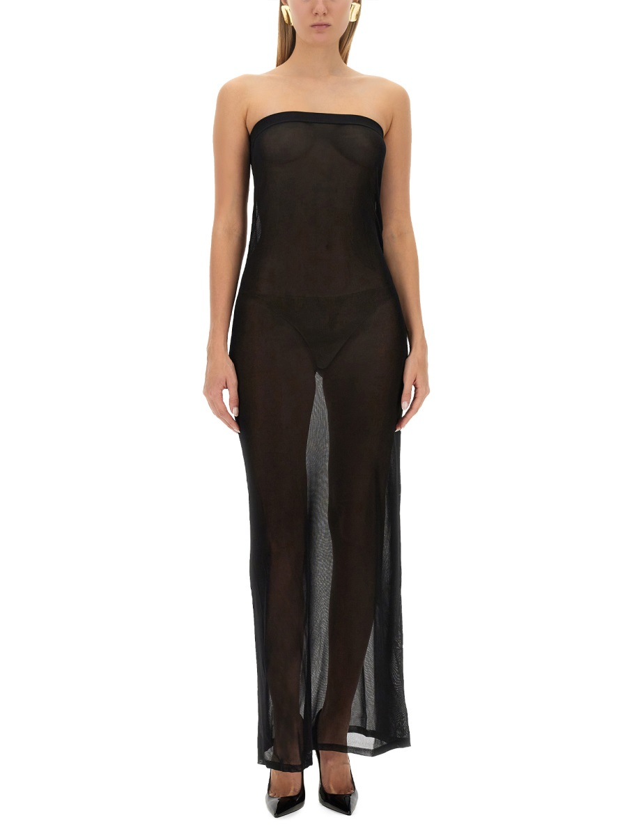 [Saint Laurent] Sleeveless dress FW23 756812_Y76HL1000