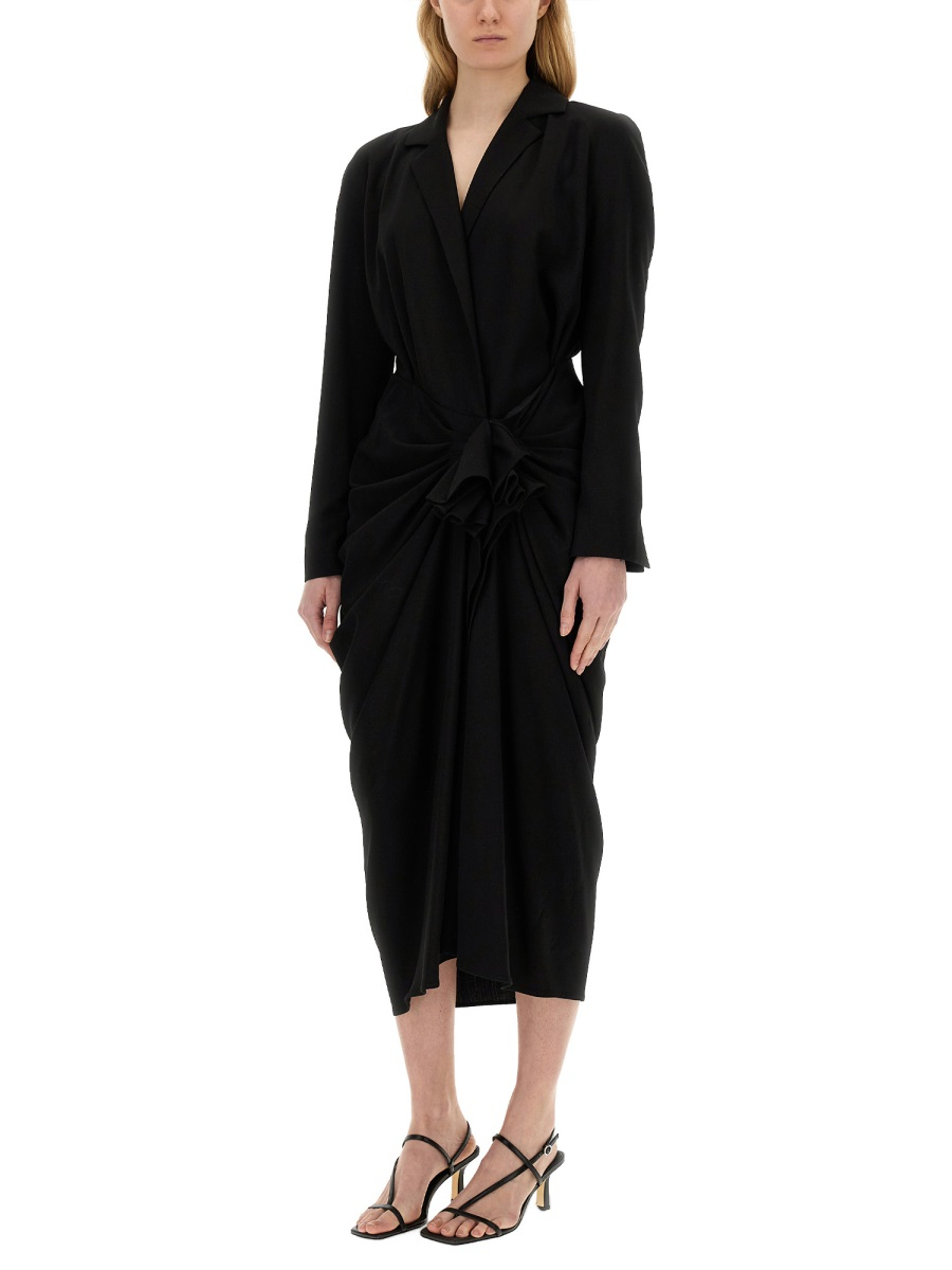 [DRIES VAN NOTEN] Long sleeve dress SS24 011063_8314900