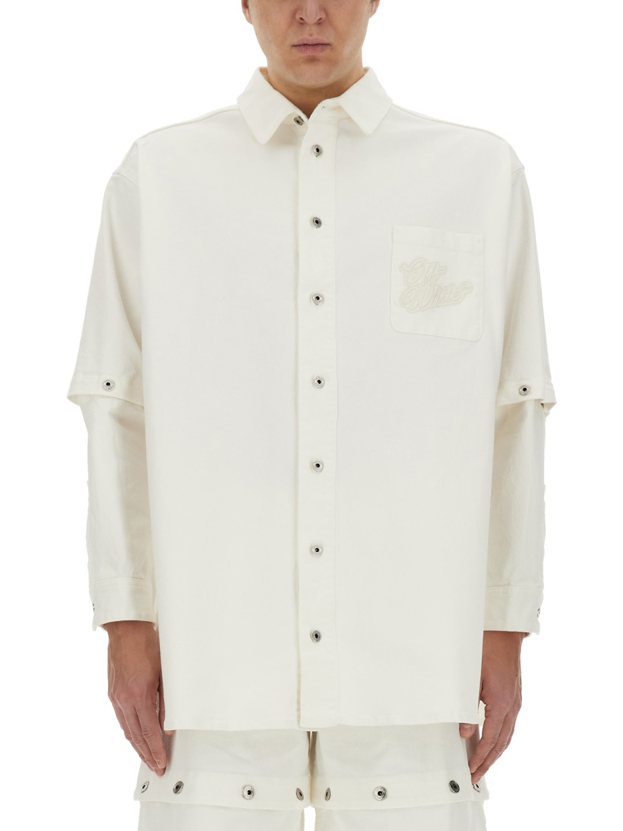 [Off-White] Shirts Long Sleeve SS24 OMYD059_S24DEN0010202