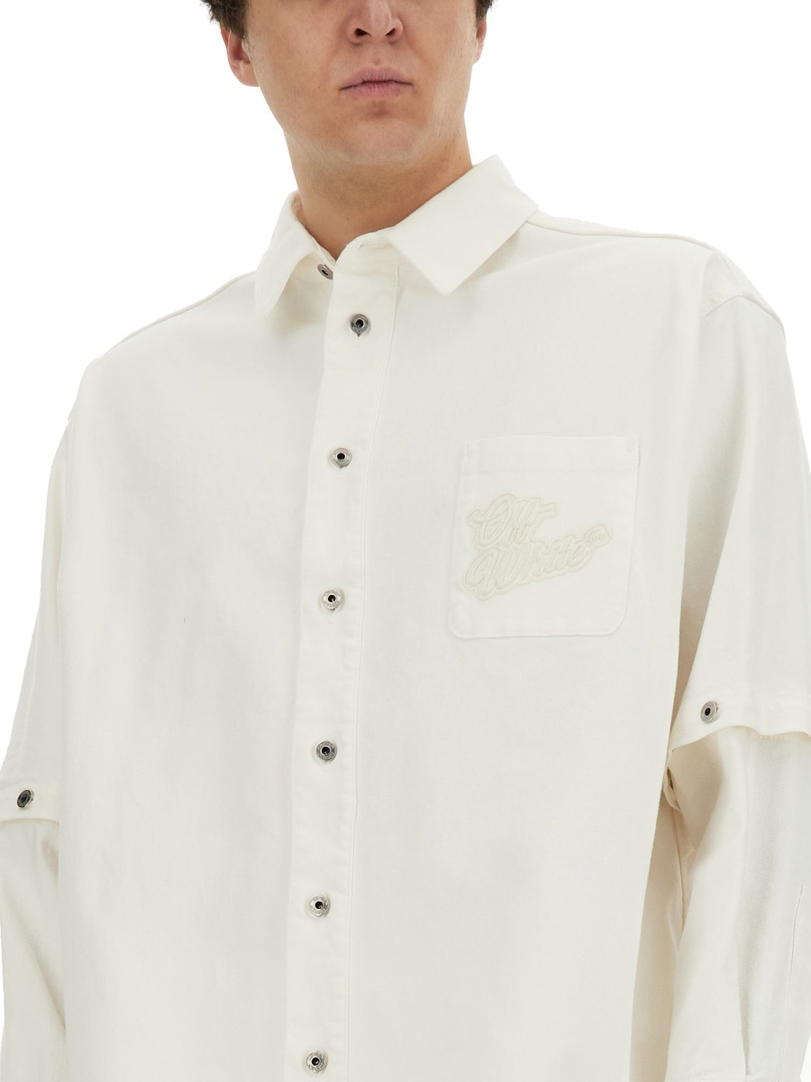 [Off-White] Shirts Long Sleeve SS24 OMYD059_S24DEN0010202