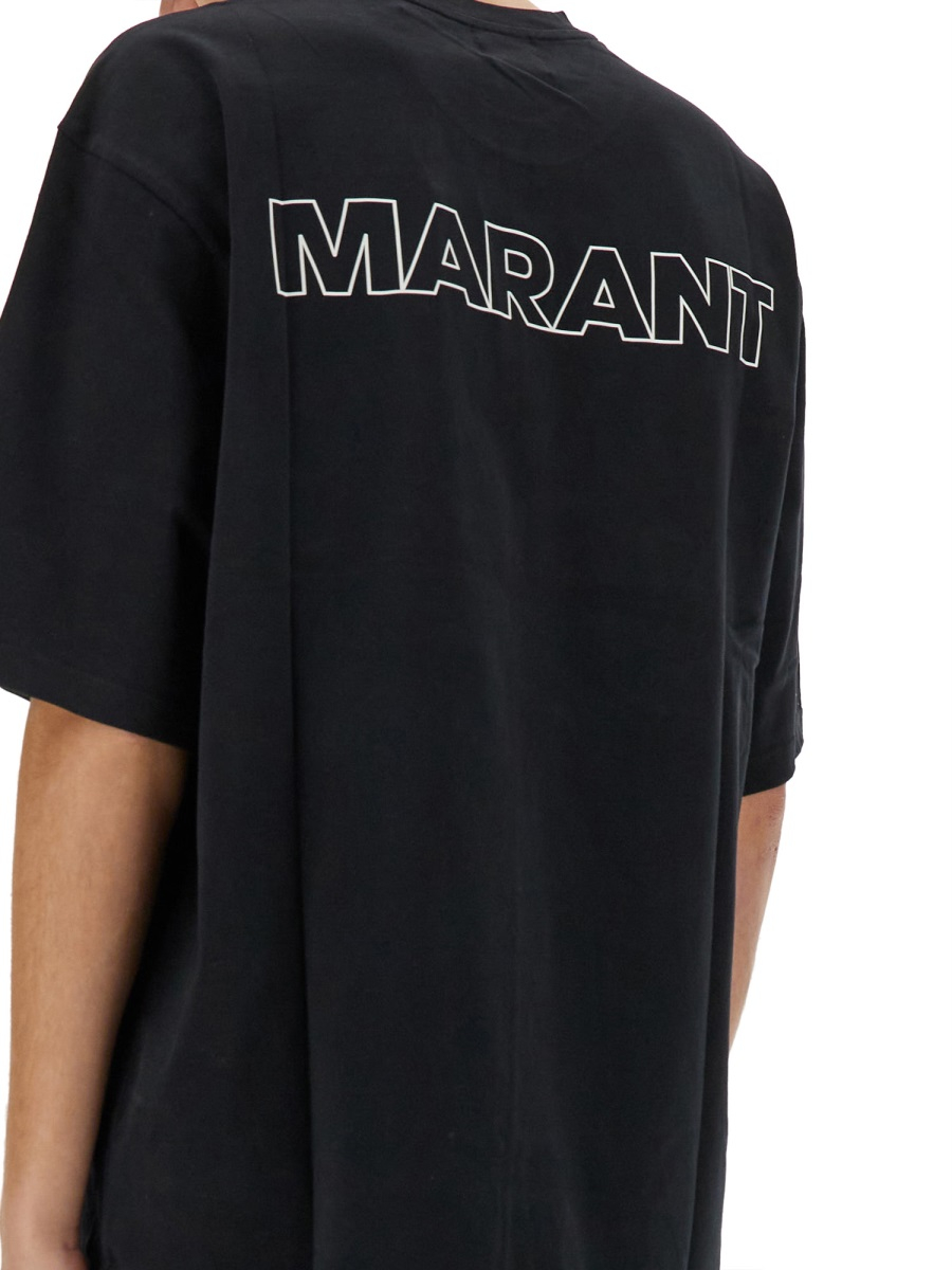 [MARANT] T-shirts Short Sleeve SS24 TS0079HB_B2N18HBKWH