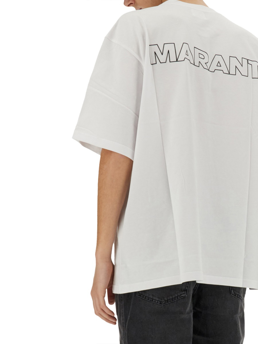 [MARANT] T-shirts Short Sleeve SS24 TS0079HB_B2N18H20WH