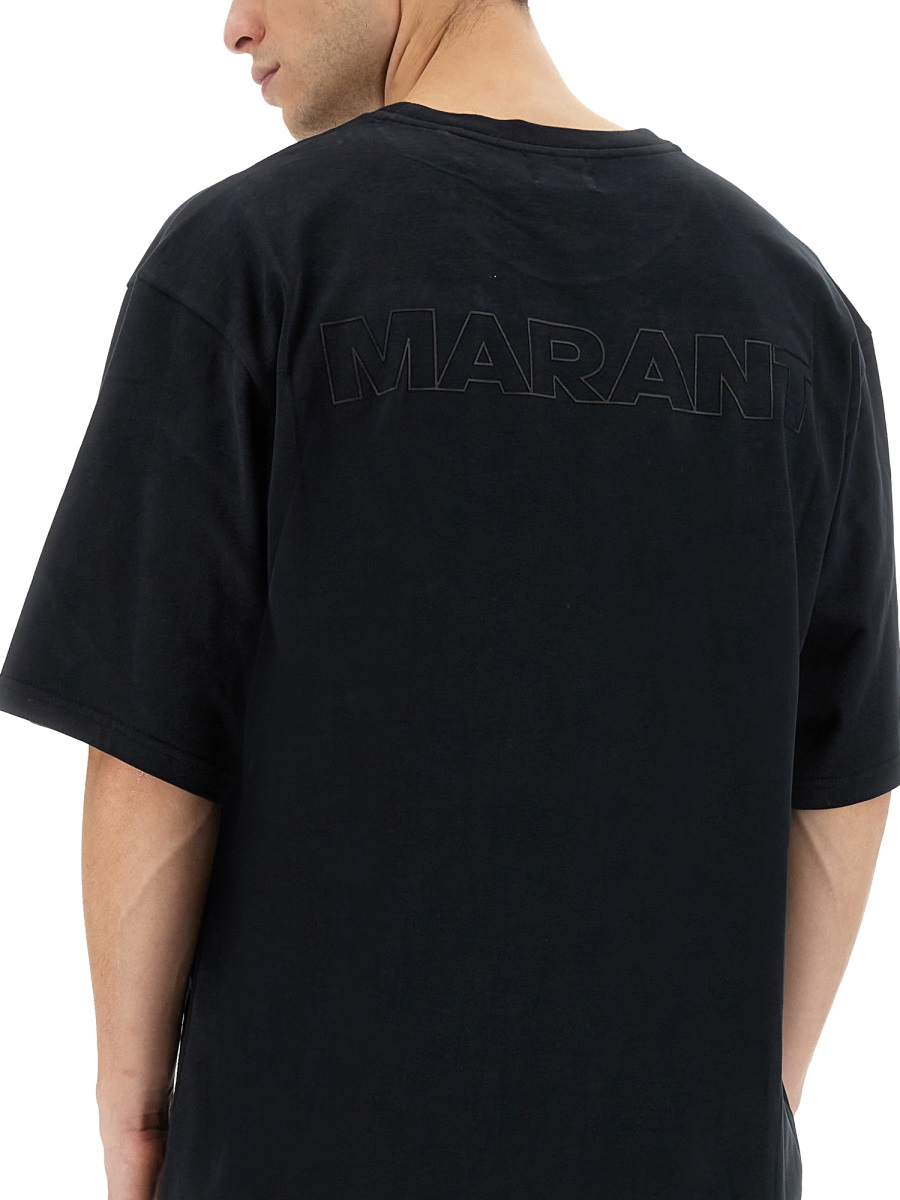 [MARANT] T-shirts Short Sleeve SS24 TS0079HB_A2N09H01BK