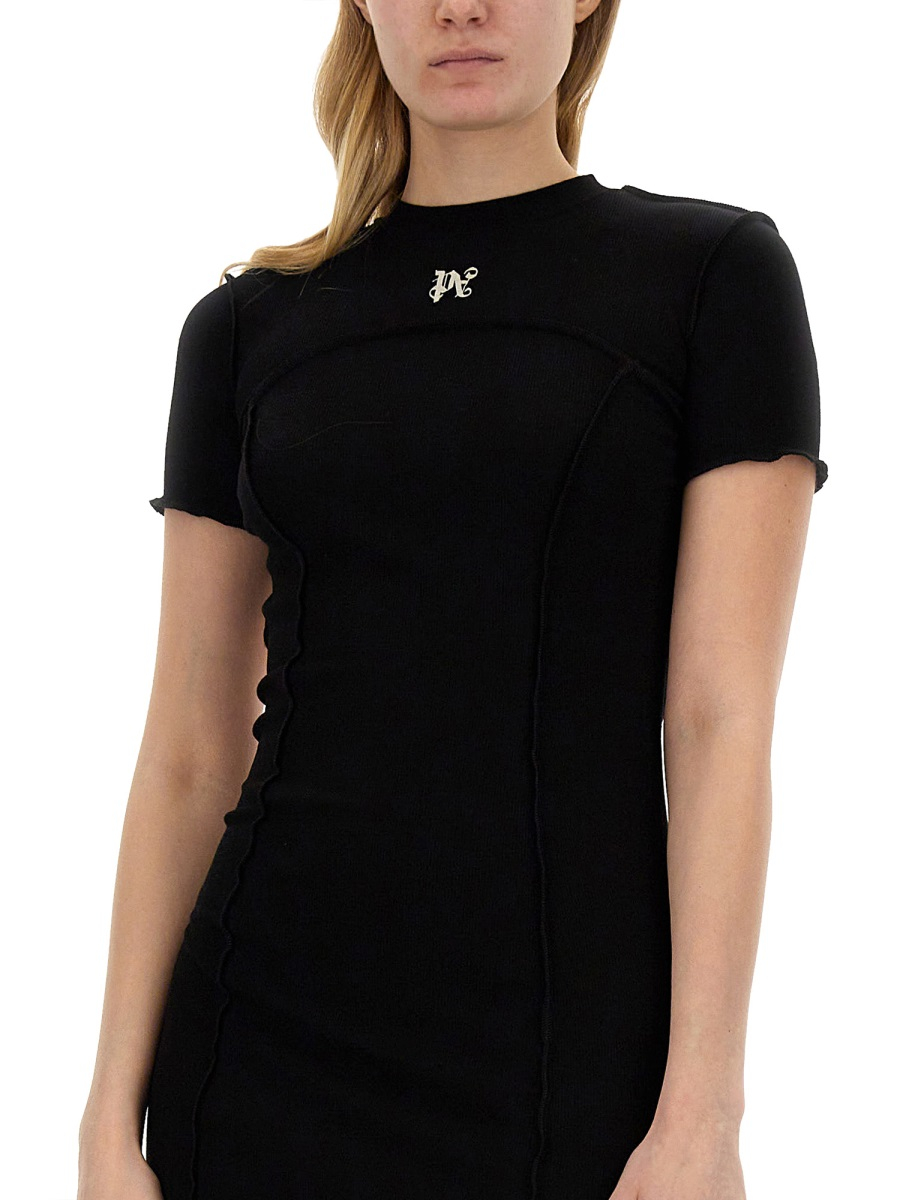 [Palm Angels] Short sleeve dress SS24 PWDB055_S24FAB0011003