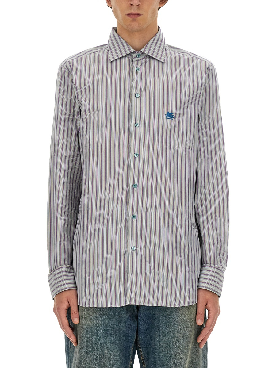 [Etro] Shirts Long Sleeve SS24 MRIB0002_99TR516S8450