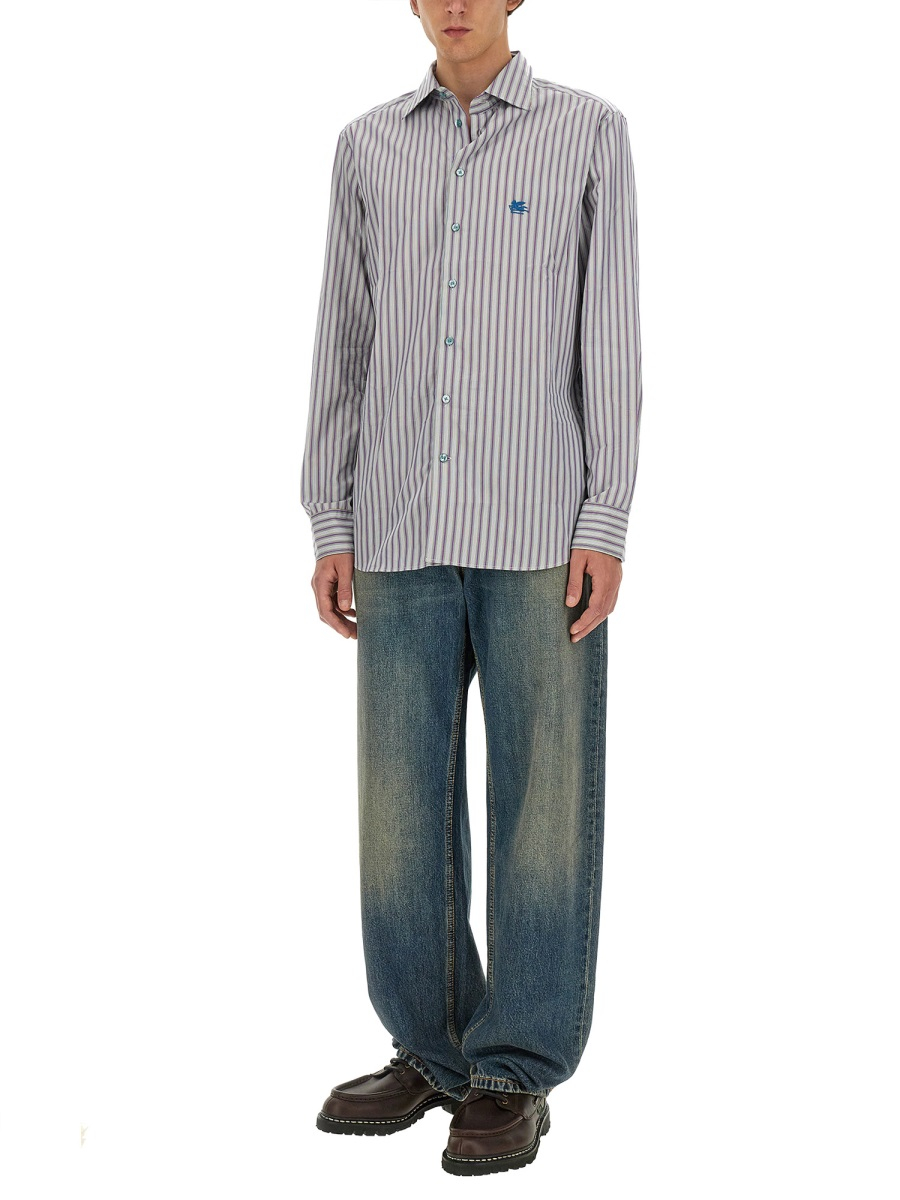 [Etro] Shirts Long Sleeve SS24 MRIB0002_99TR516S8450