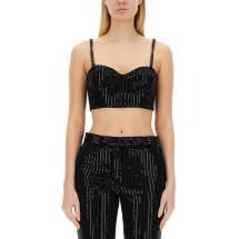 [MICHAEL BY MICHAEL KORS] Tank top FW23 MH340JZENX_001BLACK