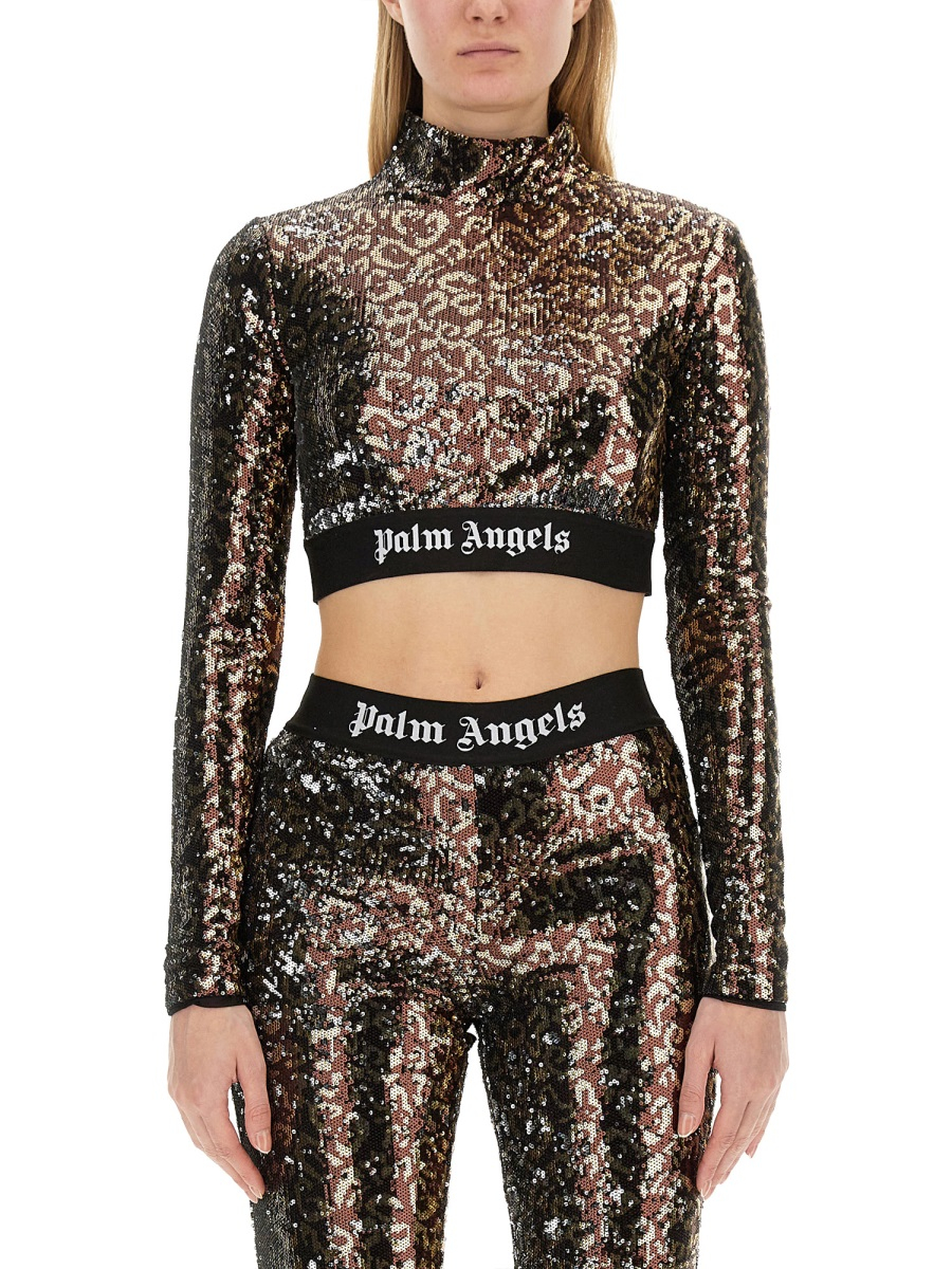 [Palm Angels] T-shirts Long Sleeve FW23 PWAB038_F23FAB0016010