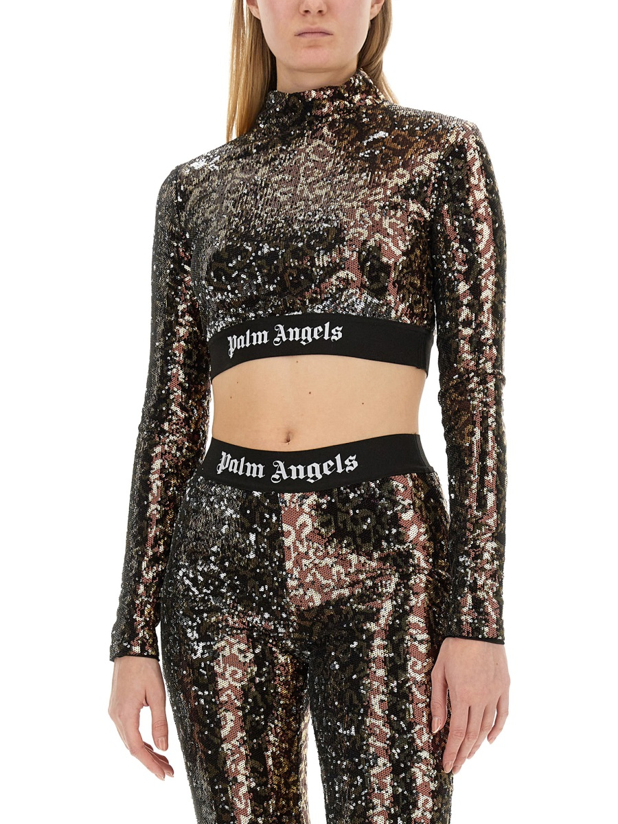 [Palm Angels] T-shirts Long Sleeve FW23 PWAB038_F23FAB0016010