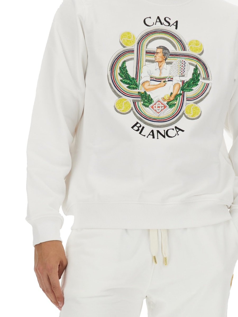 [Casablanca] Sweatshirt FW23 U-MF23-JTP-001_01WHITE
