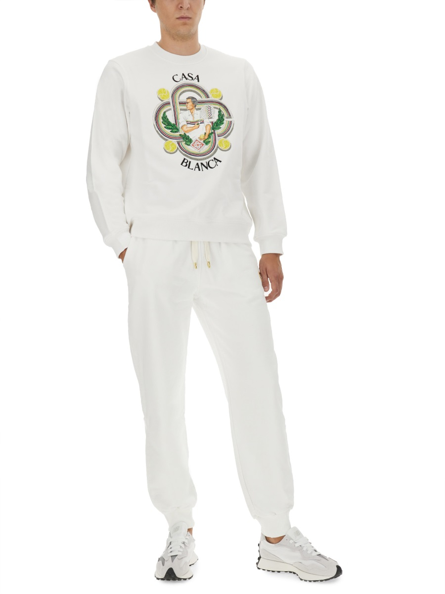 [Casablanca] Sweatshirt FW23 U-MF23-JTP-001_01WHITE