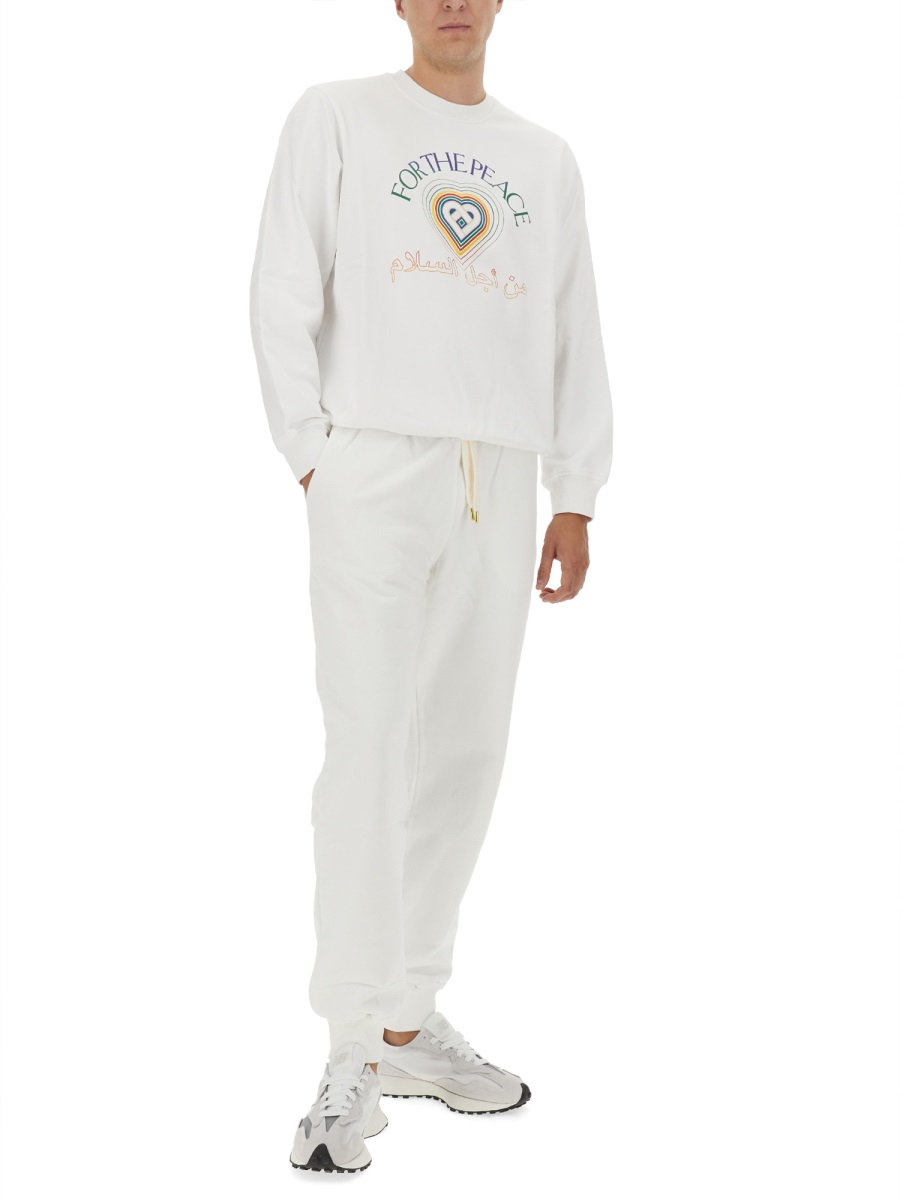 [Casablanca] Sweatshirt FW23 MF23-JTP-001_19WHITE