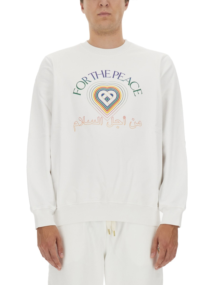 [Casablanca] Sweatshirt FW23 MF23-JTP-001_19WHITE