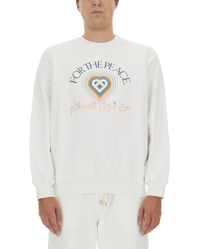 [Casablanca] Sweatshirt FW23 MF23-JTP-001_19WHITE