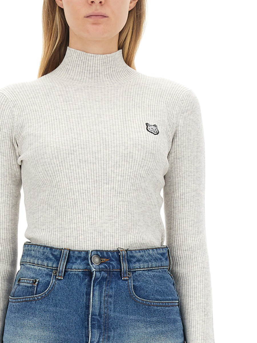 [MAISON KITSUNE] Knitwear FW23 LW00806KT1091_LIGHTGREY