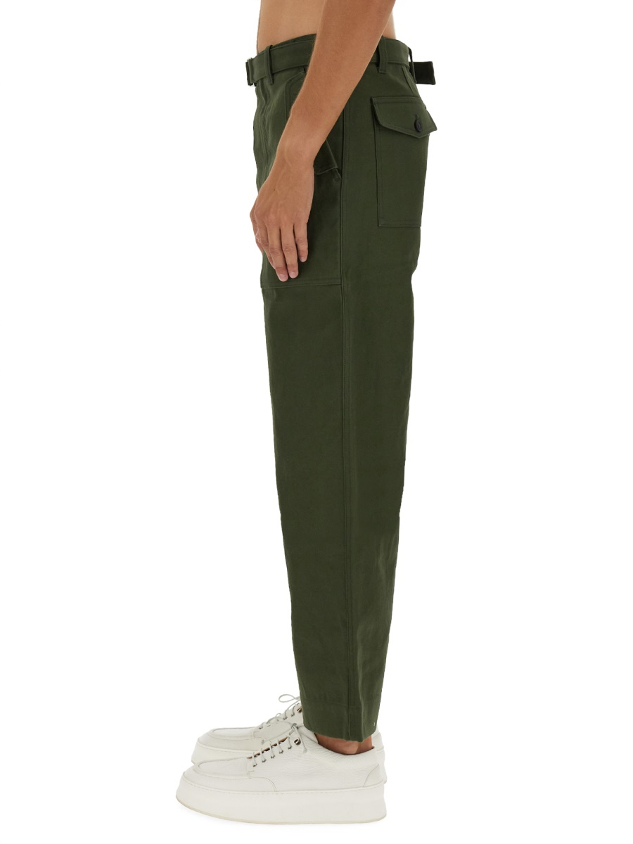 [MAISON KITSUNE] Trousers FW23 LM01110WW0079_MILITARY
GREEN