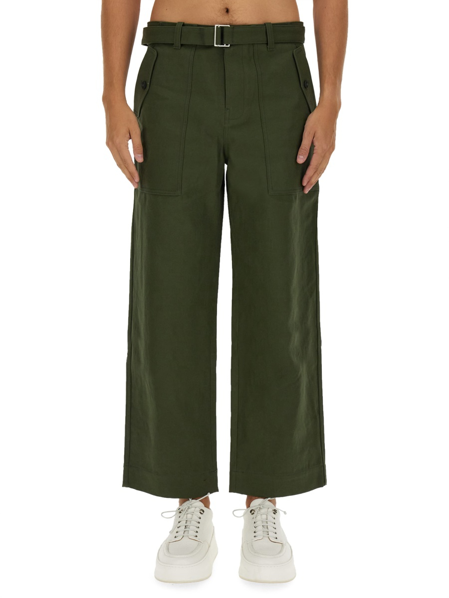 [MAISON KITSUNE] Trousers FW23 LM01110WW0079_MILITARY
GREEN
