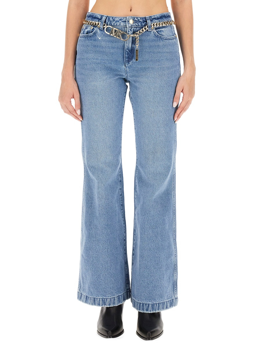 [MICHAEL BY MICHAEL KORS] Jeans FW23 MS39041FAU_906ANGELBLUEWSH