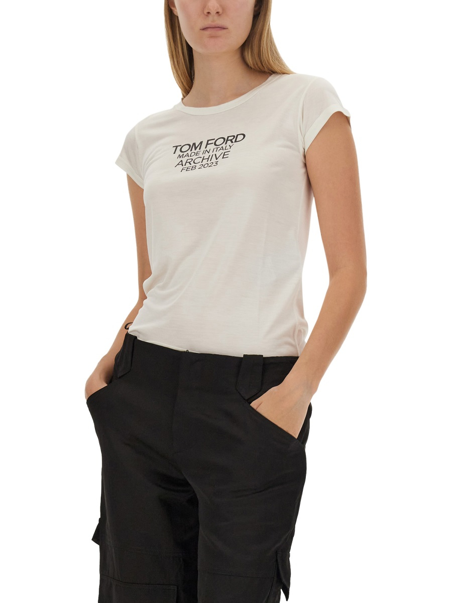 [Tom Ford] T-shirts Short Sleeve FW23 TSJ559_FAX835XAWLB