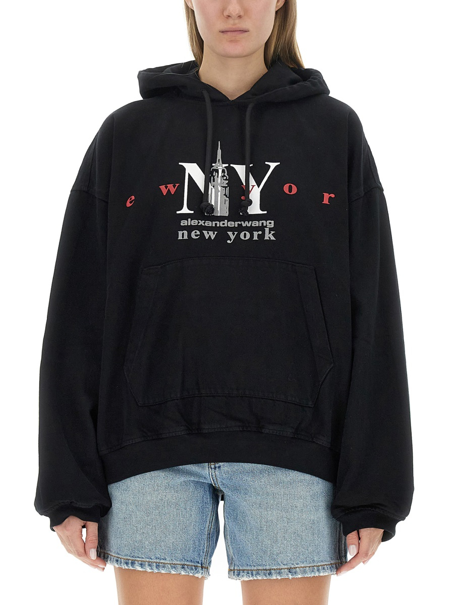 [ALEXANDER WANG] Hoodie FW23 UDC4231611_011