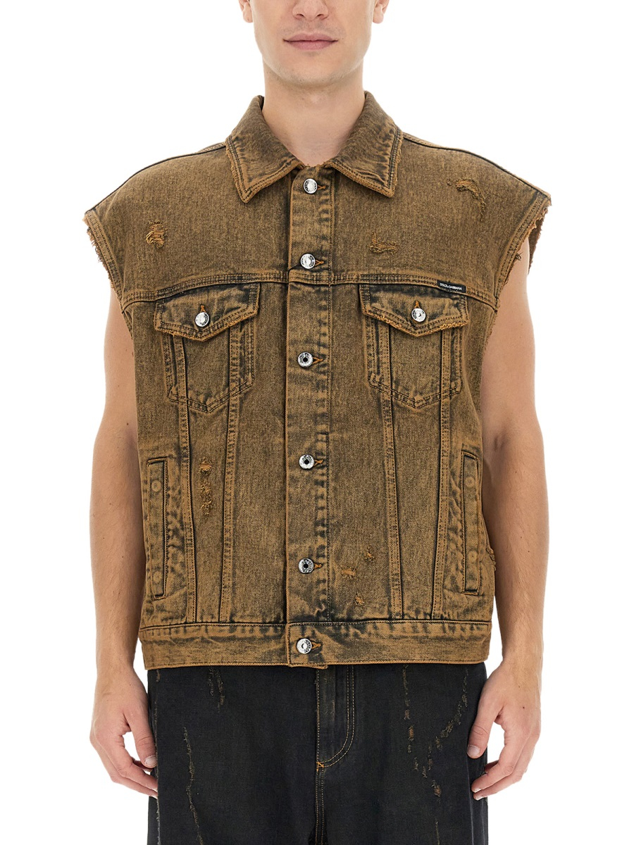 [Dolce & Gabbana] T-shirts Sleeveless FW23 G9ANWD_G8JD8S9001