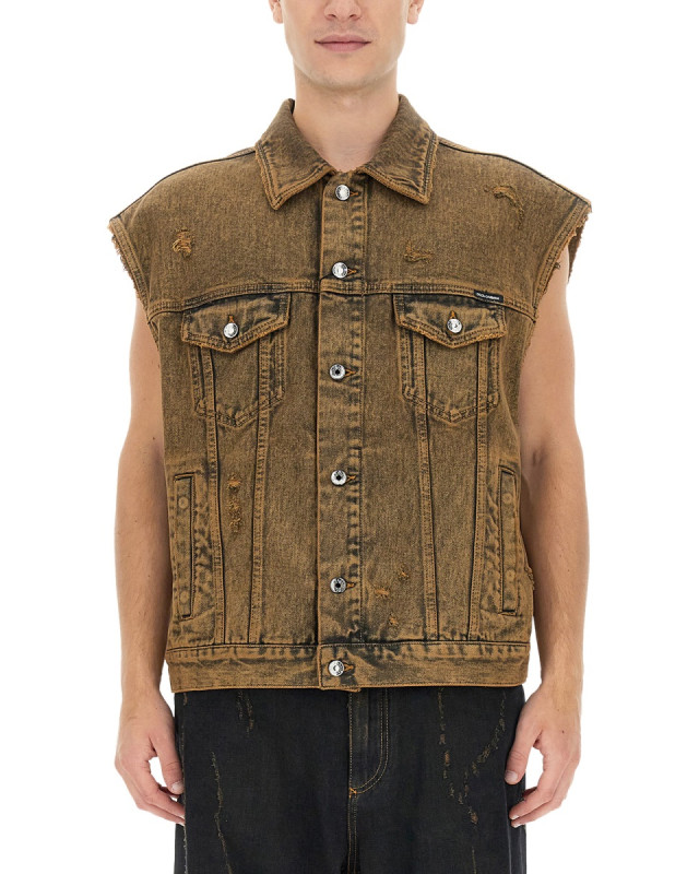 [Dolce & Gabbana] T-shirts Sleeveless FW23 G9ANWD_G8JD8S9001