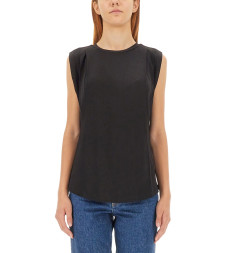 [MICHAEL BY MICHAEL KORS] T-shirts Sleeveless FW23 MF351317AW_001BLACK