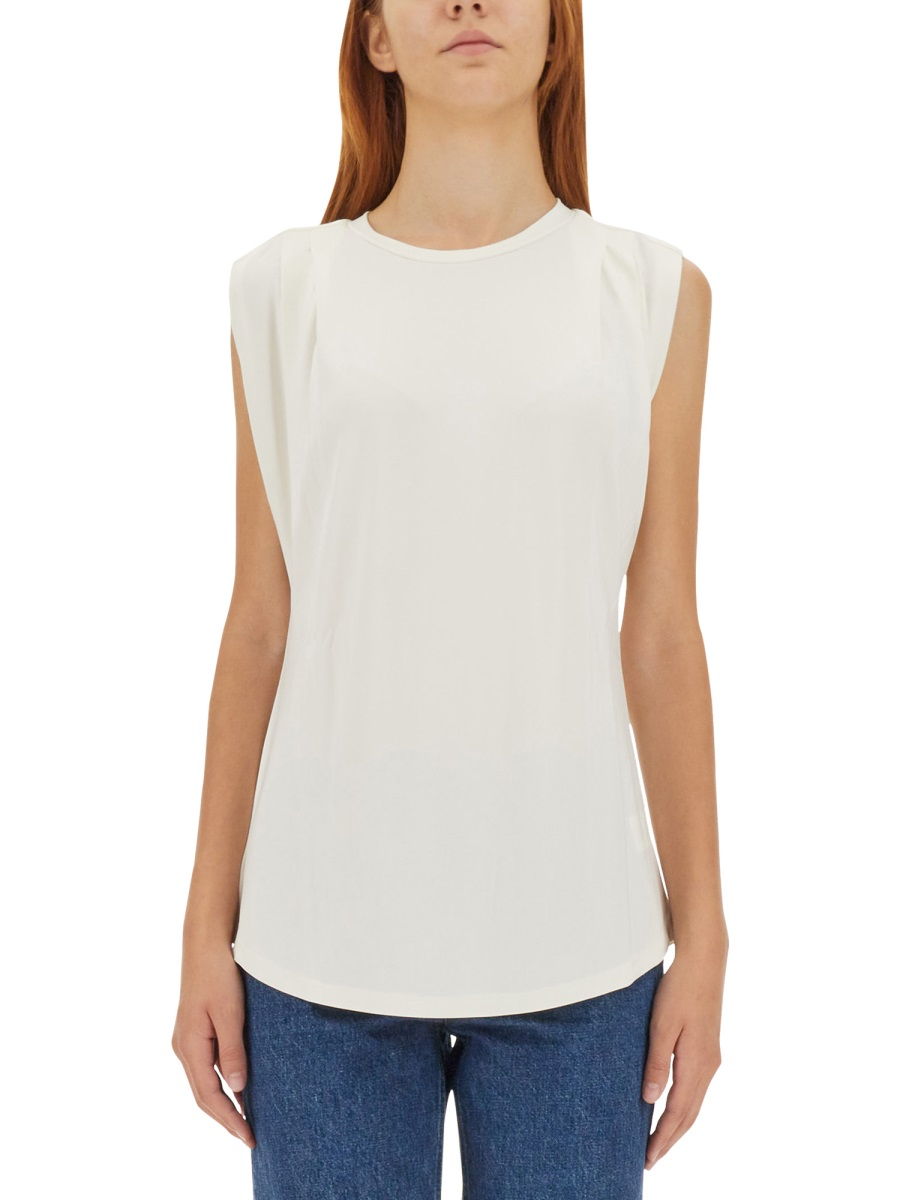 [MICHAEL BY MICHAEL KORS] T-shirts Sleeveless FW23 MF351317AW_110BONE