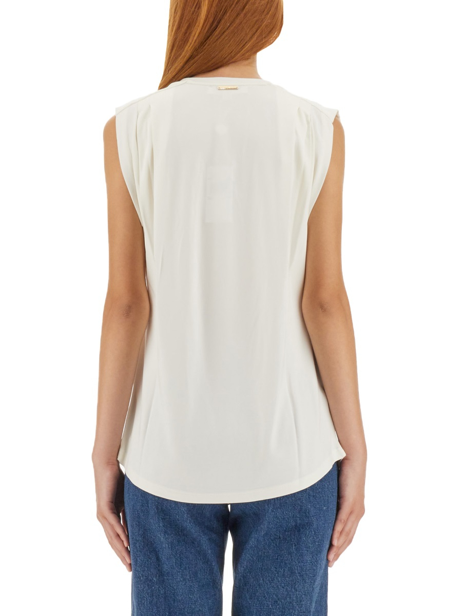 [MICHAEL BY MICHAEL KORS] T-shirts Sleeveless FW23 MF351317AW_110BONE