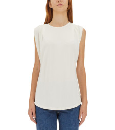 [MICHAEL BY MICHAEL KORS] T-shirts Sleeveless FW23 MF351317AW_110BONE