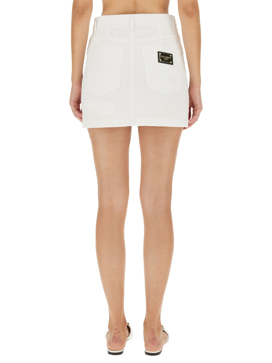 [Dolce & Gabbana] Mini skirt FW23 F4CPKD_G8JQ6S9001
