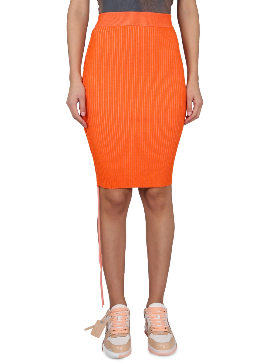 [Off-White] Midi skirt SS23 OWHL028_S23KNI0012600