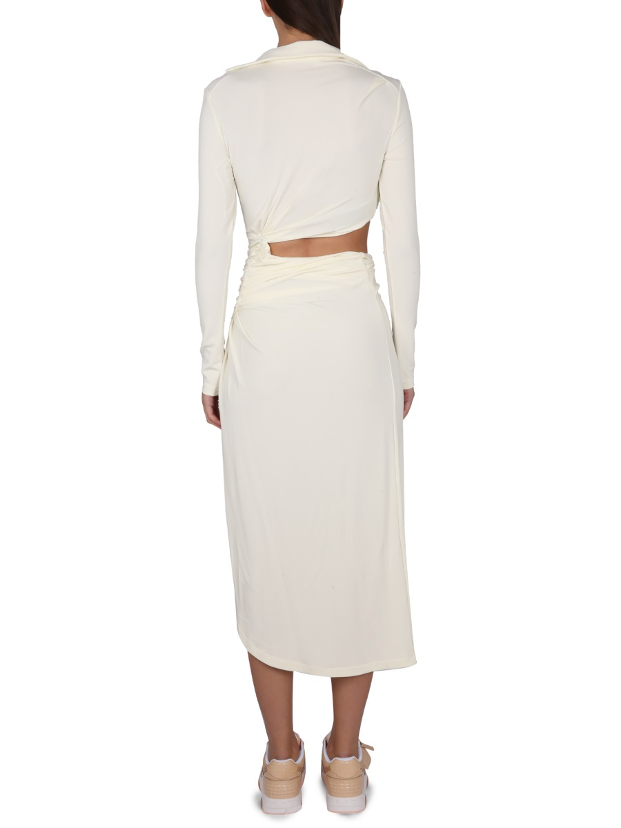 [Off-White] Long sleeve dress SS23 OWDB455_S23FAB0010400