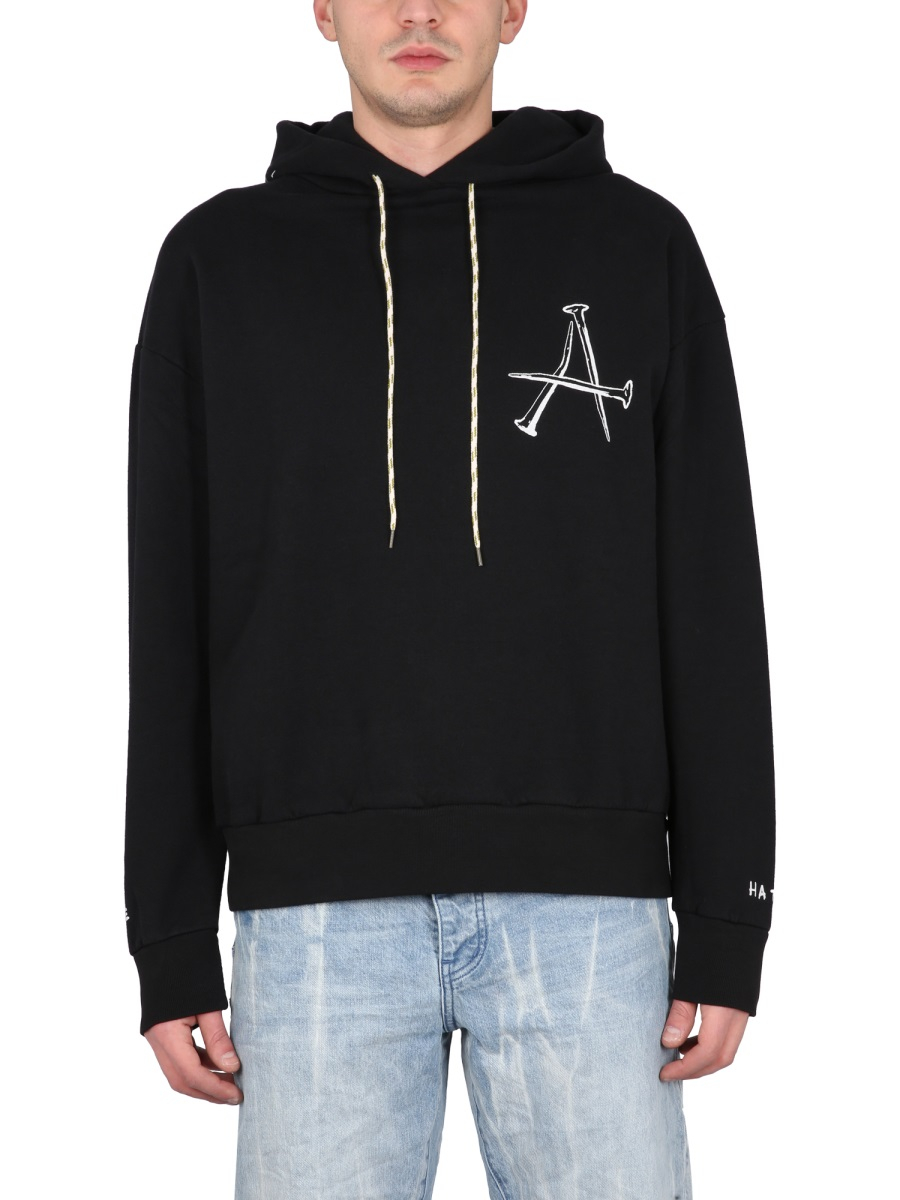 [Aries] Hoodie SS23 STAR20014_BLK