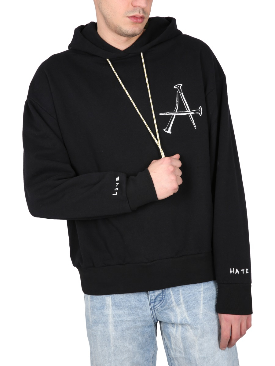 [Aries] Hoodie SS23 STAR20014_BLK