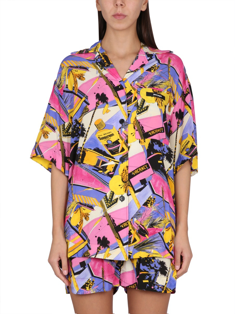 [Palm Angels] Shirts Short Sleeve SS23 PWGG001_S23FAB0048484