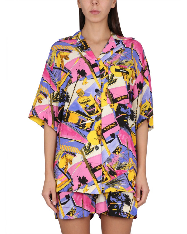 [Palm Angels] Shirts Short Sleeve SS23 PWGG001_S23FAB0048484