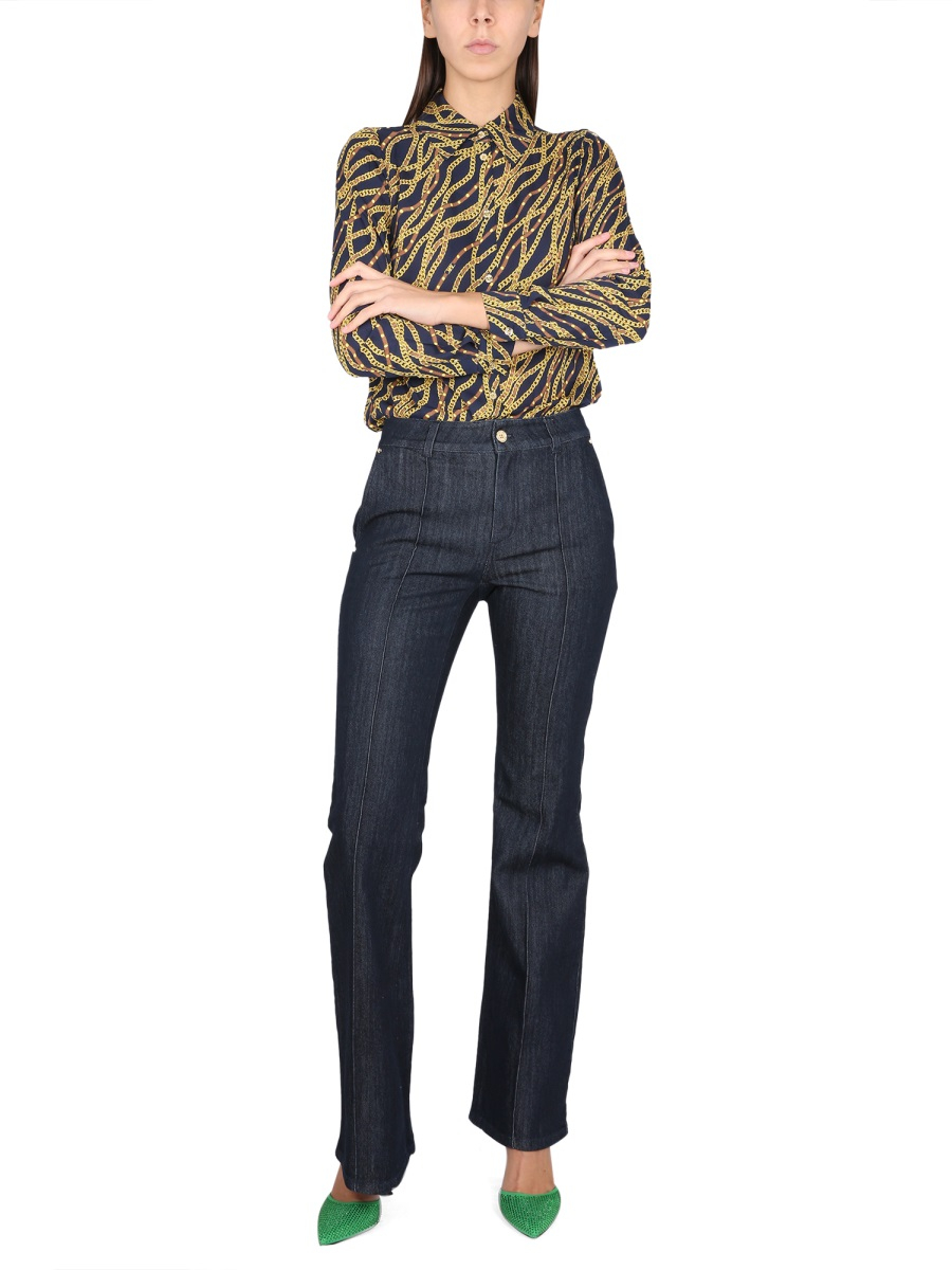 [MICHAEL BY MICHAEL KORS] Shirts Long Sleeve SS23 MS340A68EE_409MIDNIGHTBLUE