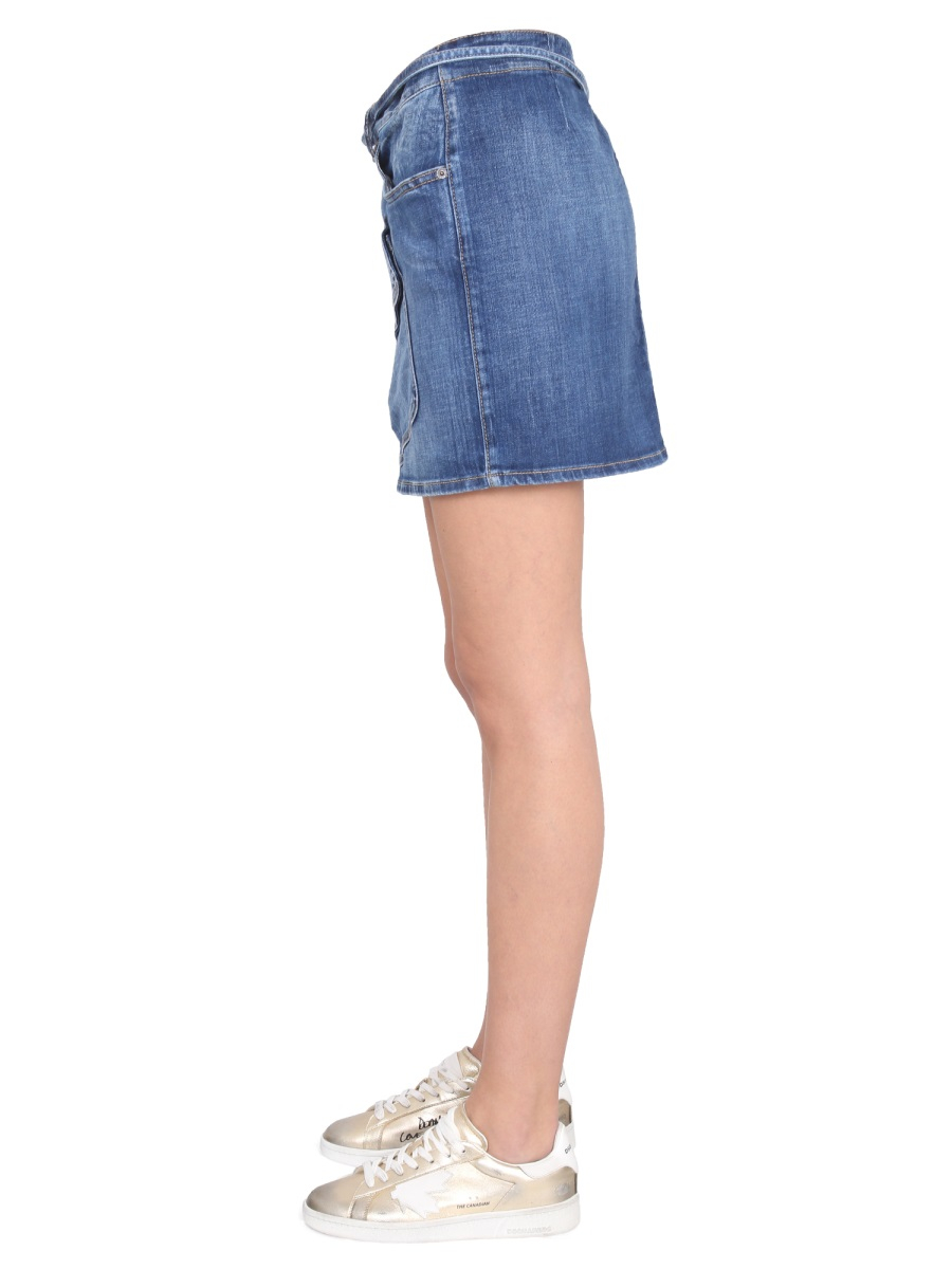 [DSQUARED] Mini skirt FW22 S72MA0922_S30342470