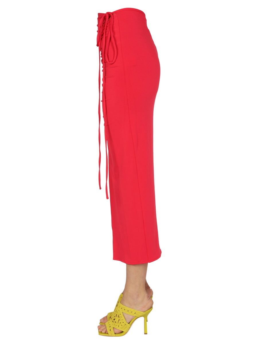 [Self-portrait] Midi skirt SS22 SS22-19S_FUCHSIA